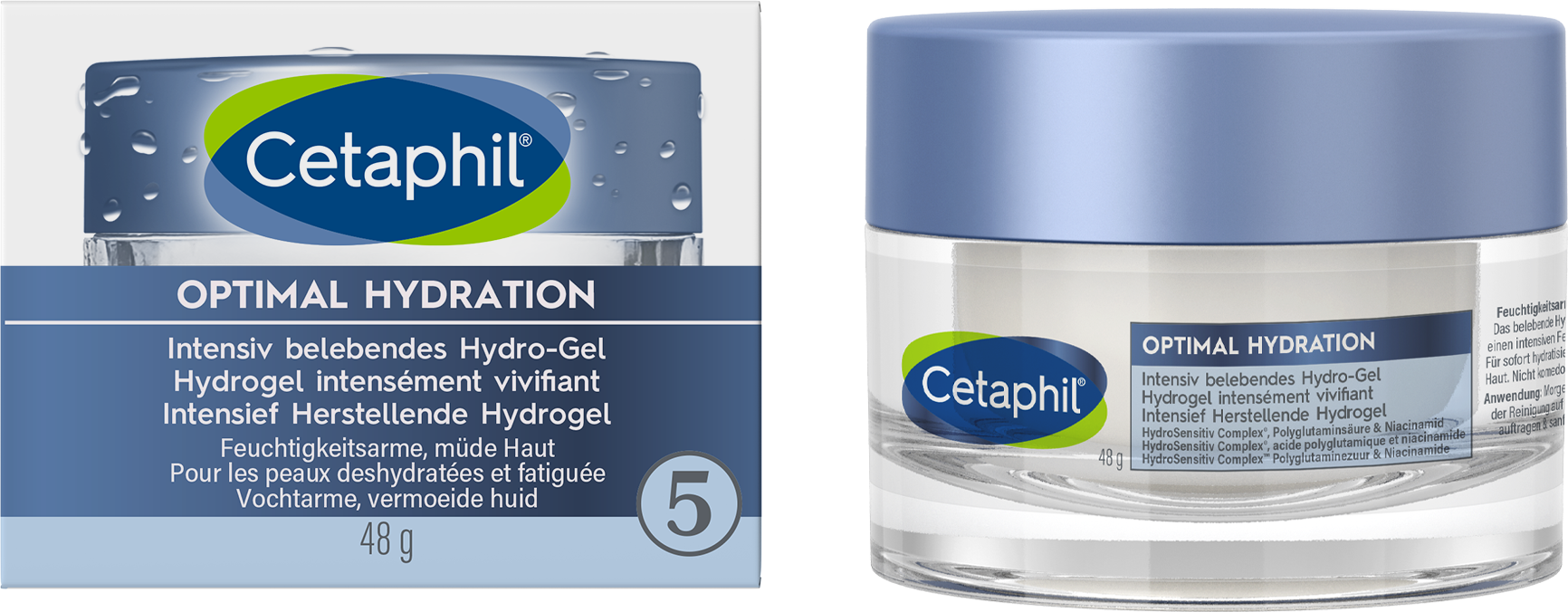Cetaphil Optimal Hydration Intensief Herstellende Hydrogel (48 gr)