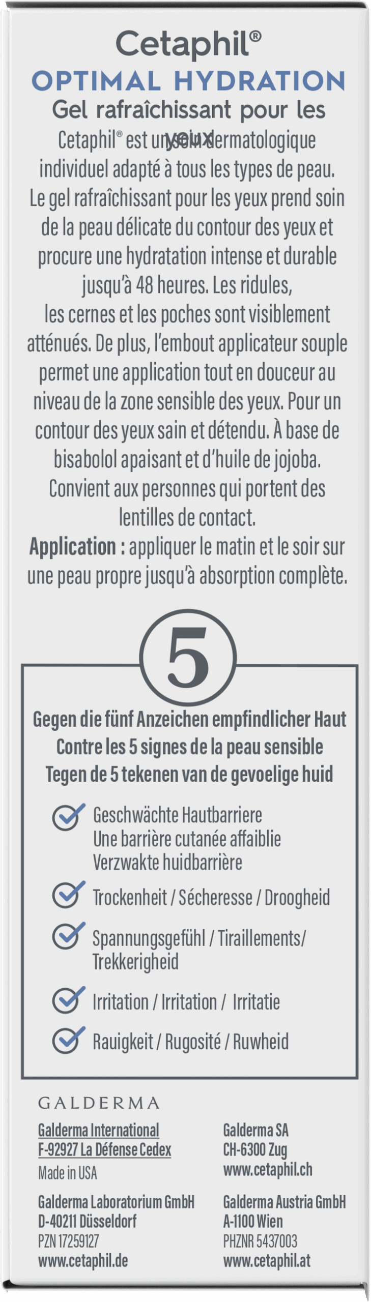 Cetaphil Optimal Hydration Verfrissend Oogserum (15 ml)