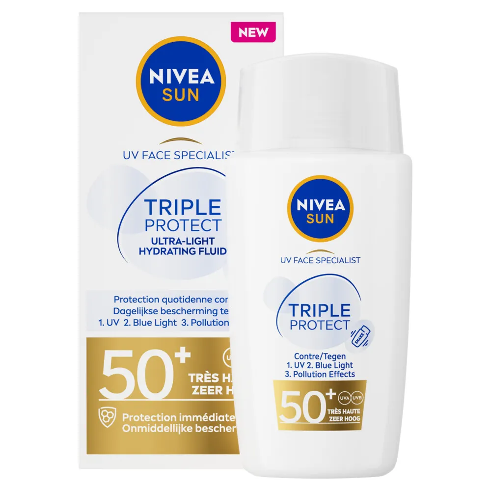 Nivea Sun Triple Protect SPF50+ Zonnebrandcrème (40 ml)