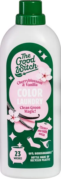 The Good Witch Wasmiddel kleur & zwart kersenbloesem vanille (1000 ml)