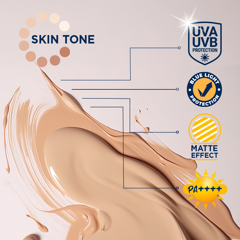 Celenes Herbal Dry Touch Tinted Light Fluid SPF 50 (50 ml) - image 3