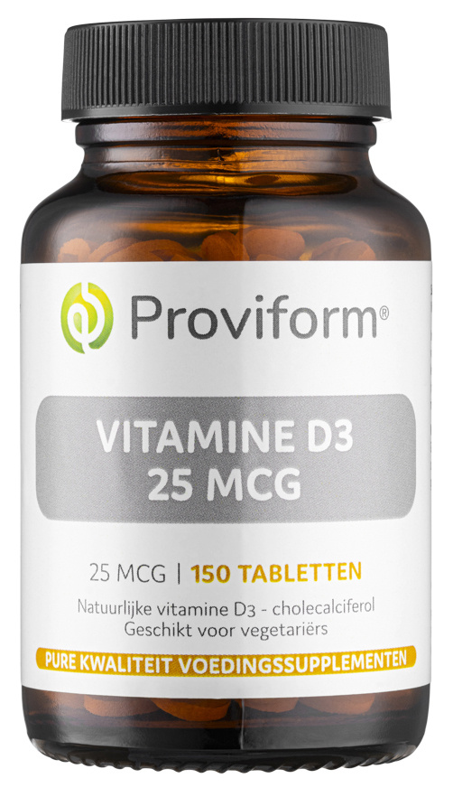 Proviform Vitamine D3 - 25 Mcg (150 tabletten)