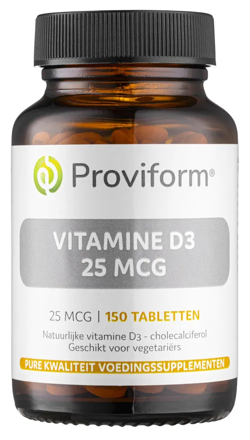 Proviform Vitamine D3 - 25 Mcg (150 tabletten)