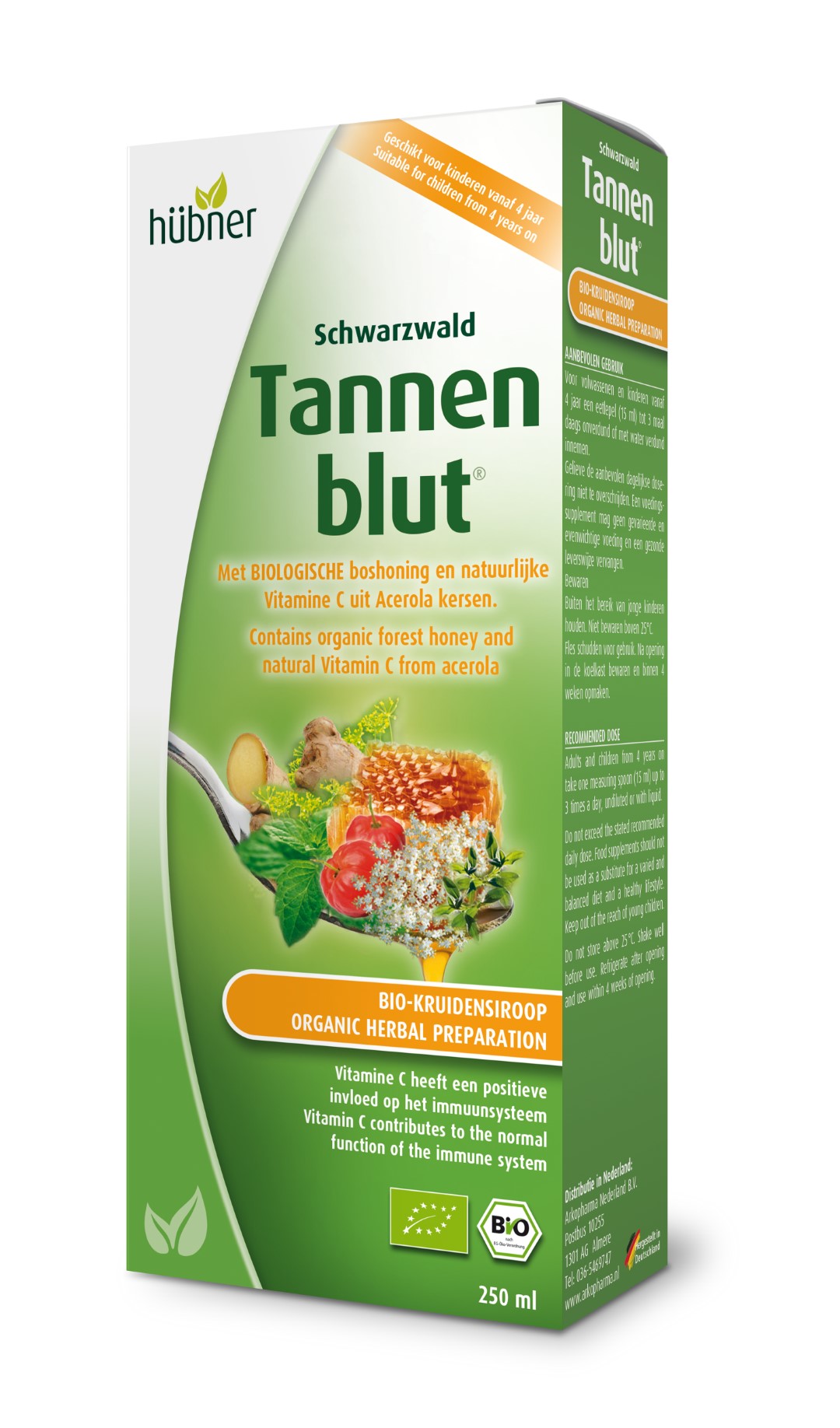 Hubner Tannenblut Kruidensiroop Bio (250 ml)