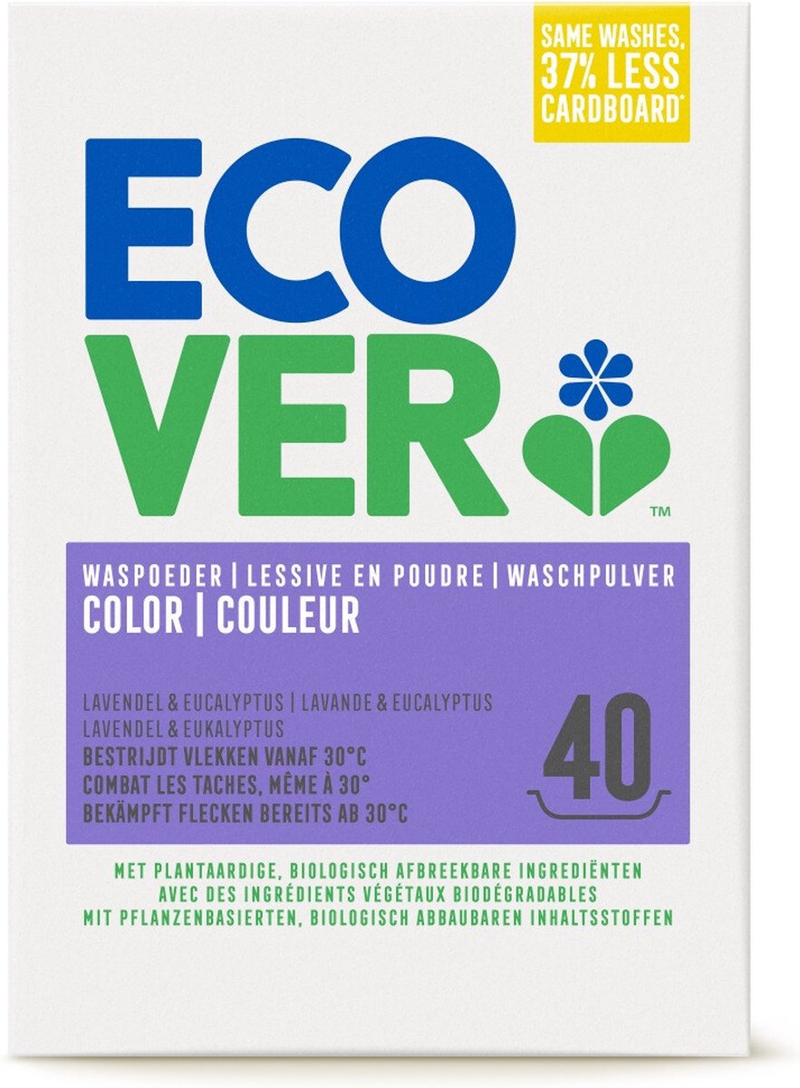 Ecover Waspoeder Color (3000 gr)