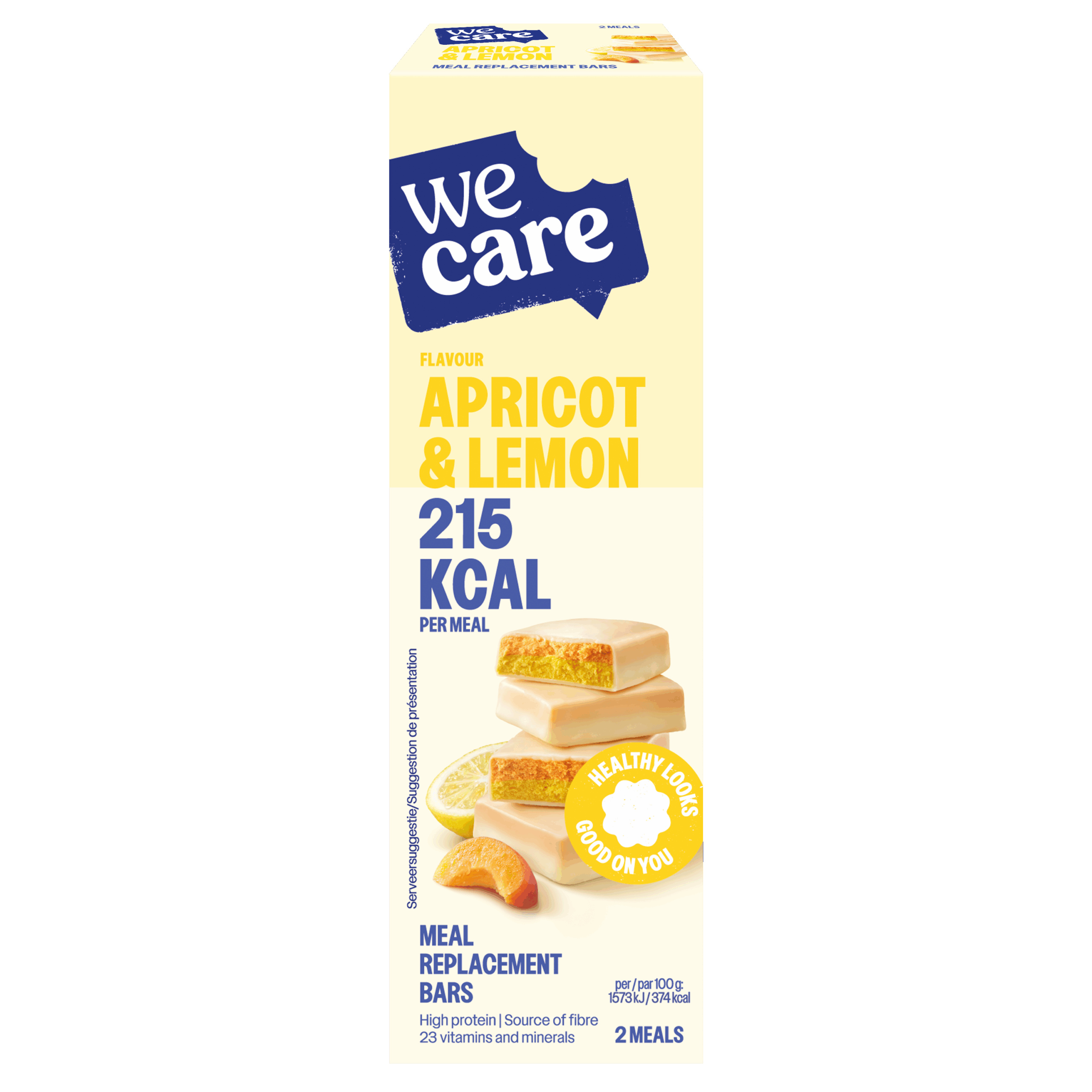 WeCare Bars apricot lemon (116 gr)