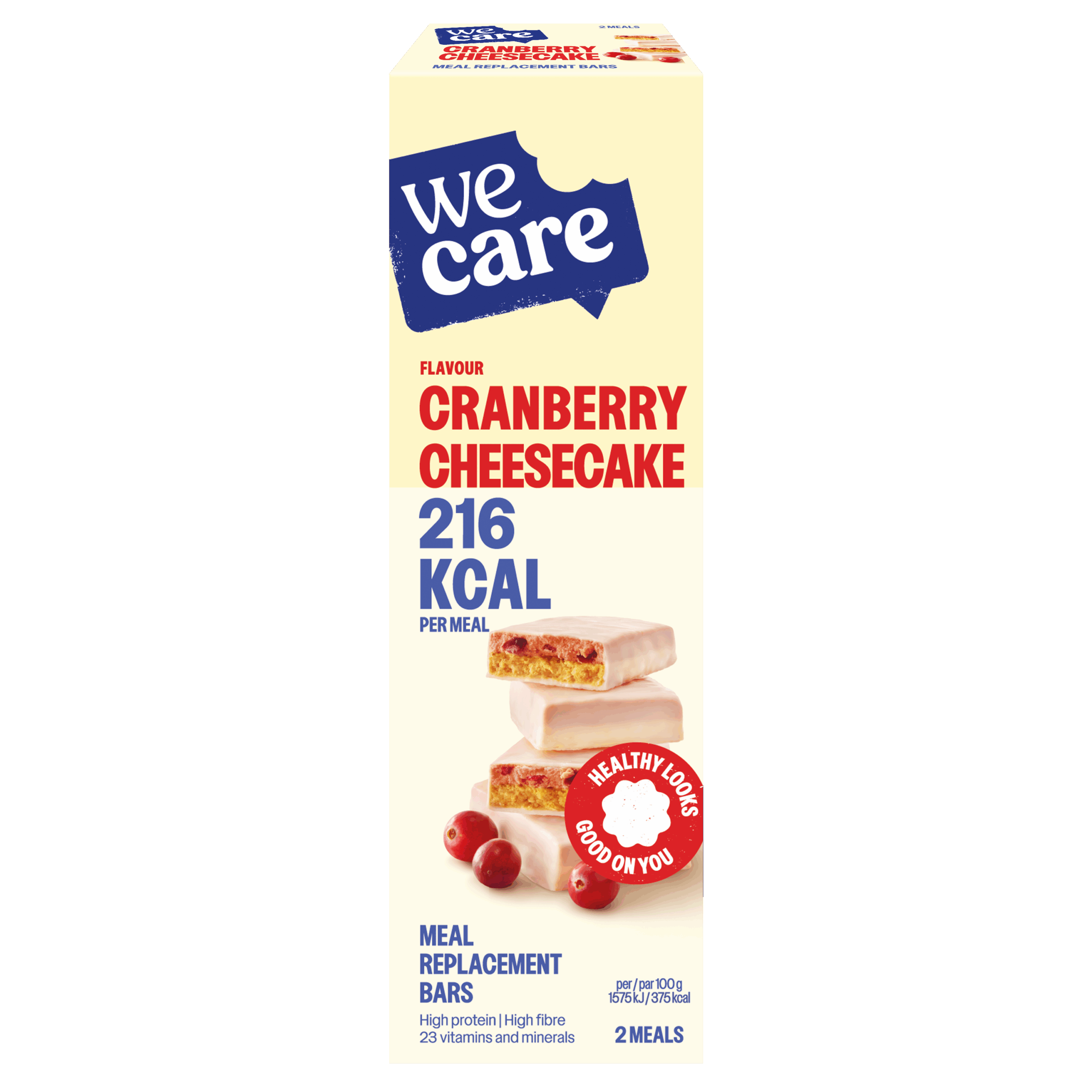 WeCare Bars cranberry cheesecake (116 gr)