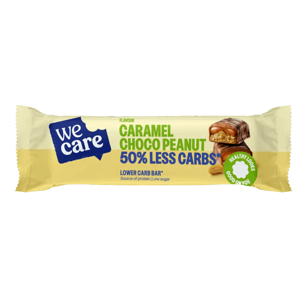WeCare Bar caramel choco peanut (35 gr)
