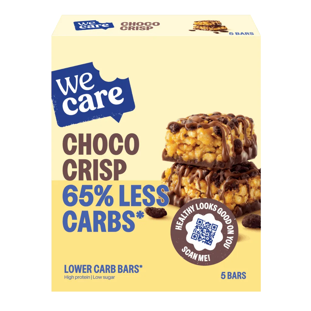 WeCare Bar choco crisp (5 x 30 gr)