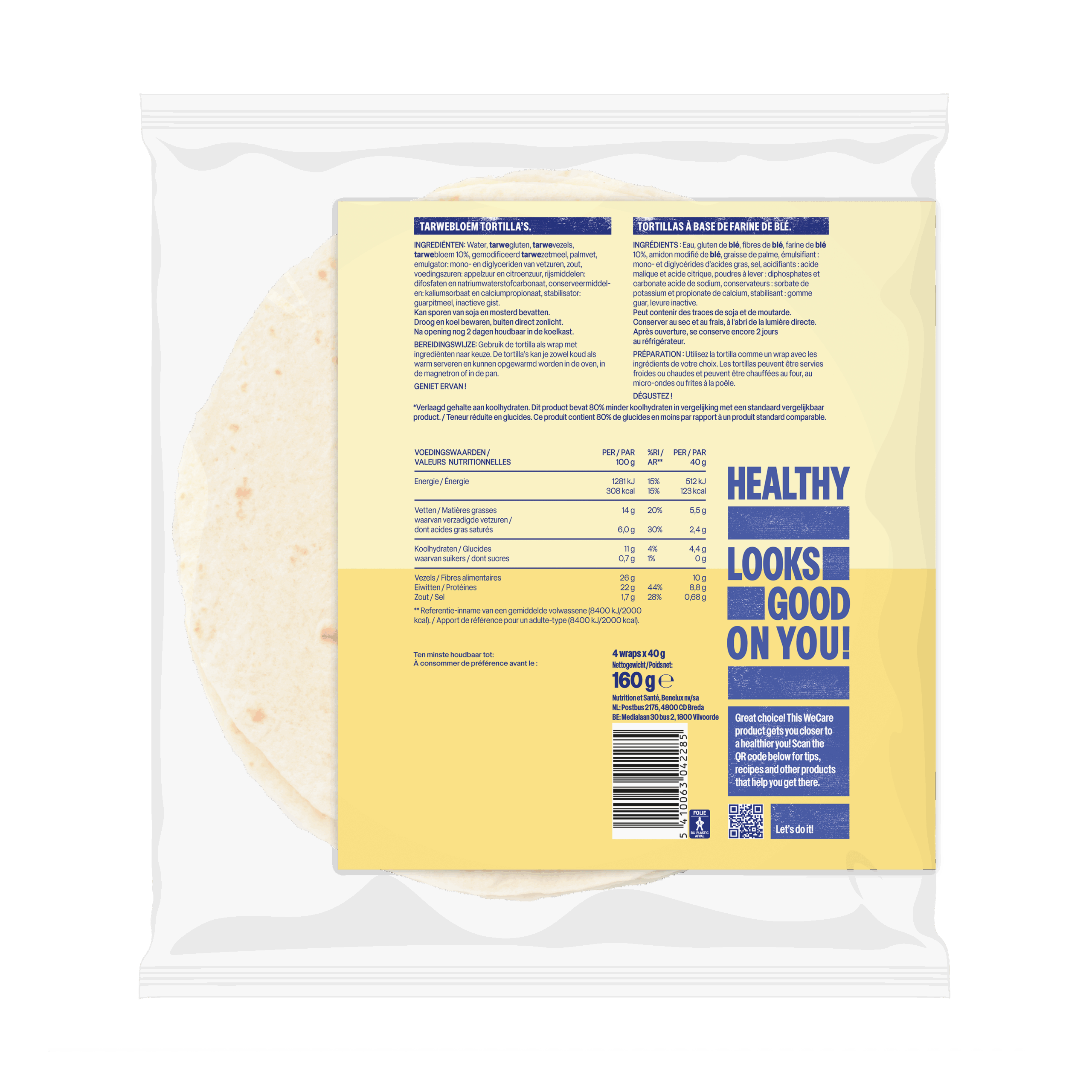 WeCare Tortillas natural (160 gr)