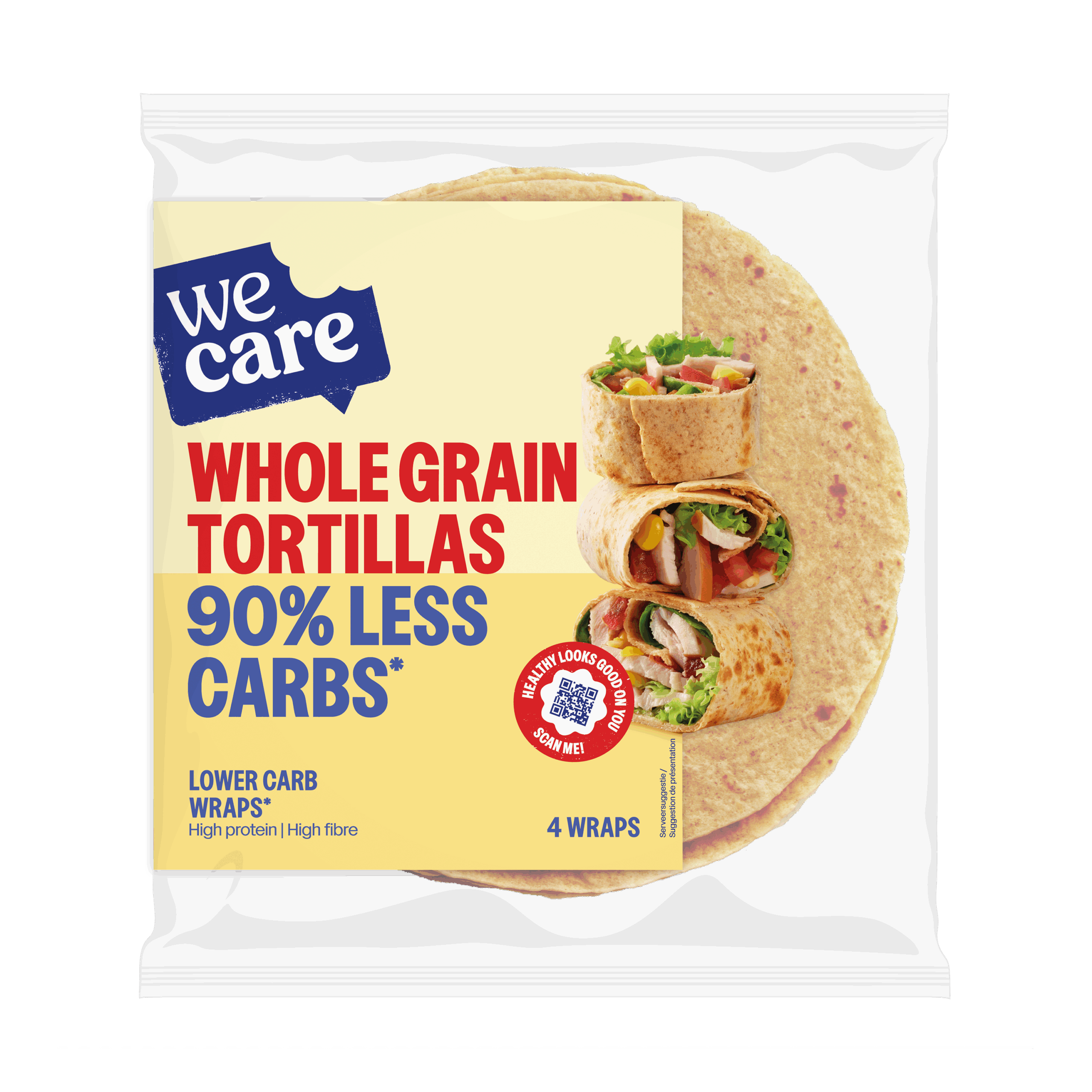 WeCare Tortillas wholegrain (160 gr)