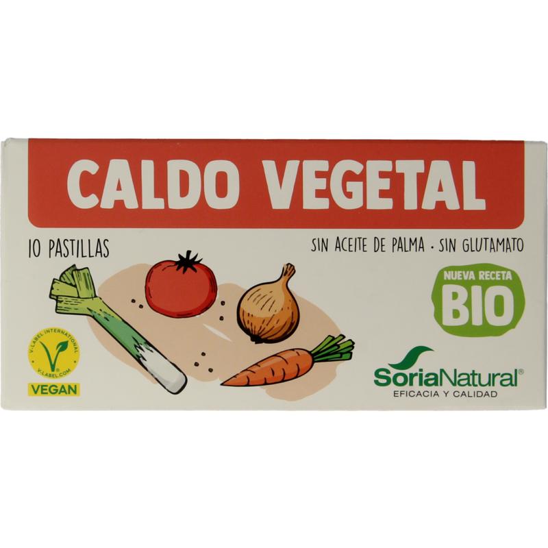 Soria Natural Bouillonblokjes Plantaardig Bio (10 stuks)