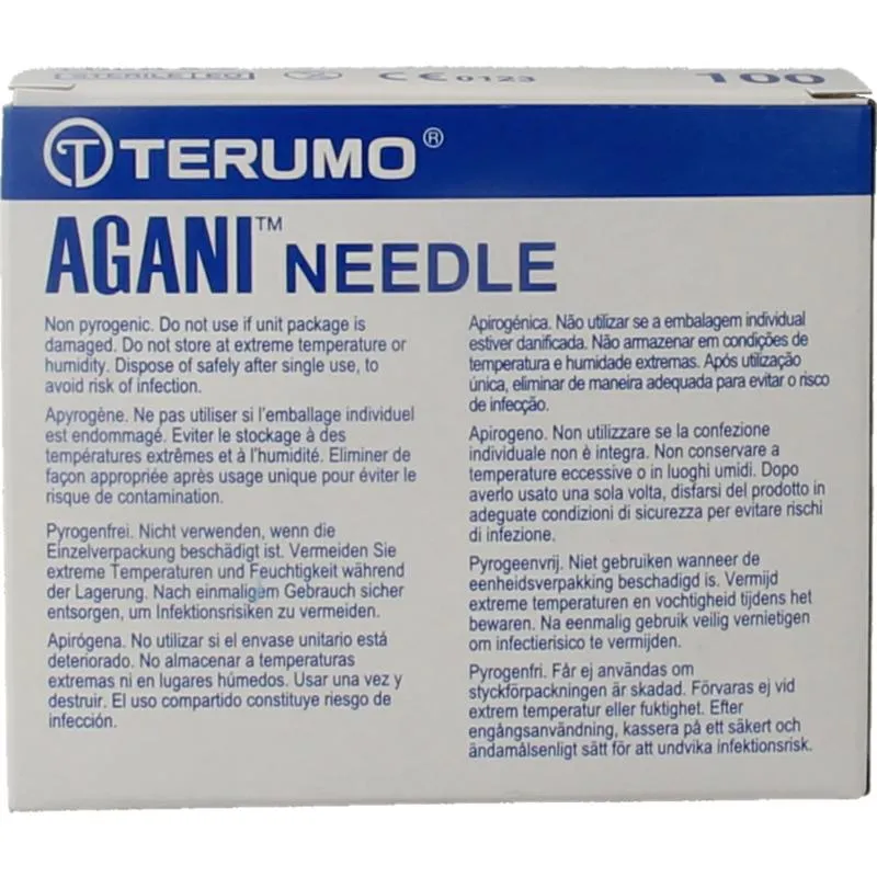 Terumo Injectienaald 21G Groen 0.8 X 16 (100 stuks)