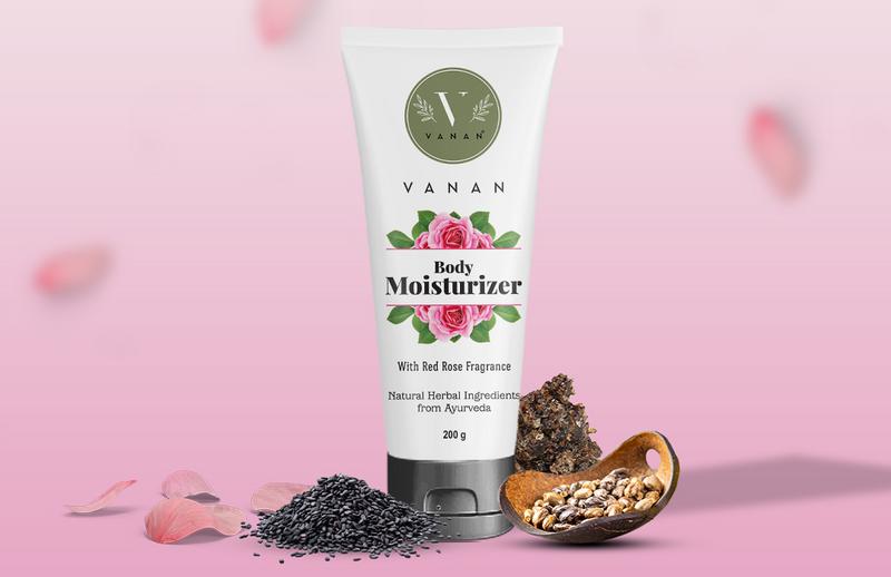Vanan Body Moisturizer Red Rose (200 gr)