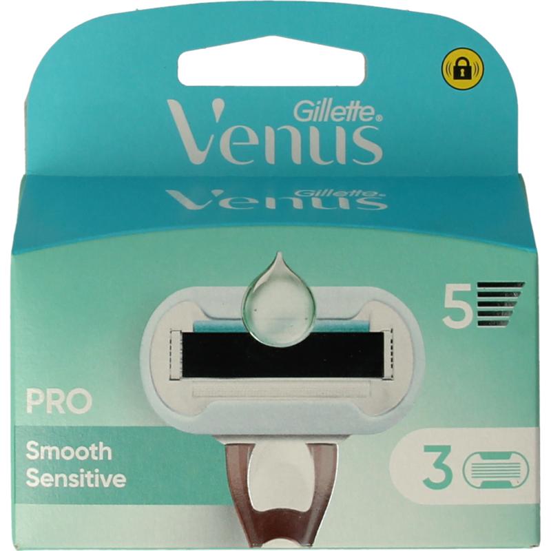 Gillette Venus Deluxe Smooth Sensitive Blades (3 stuks)