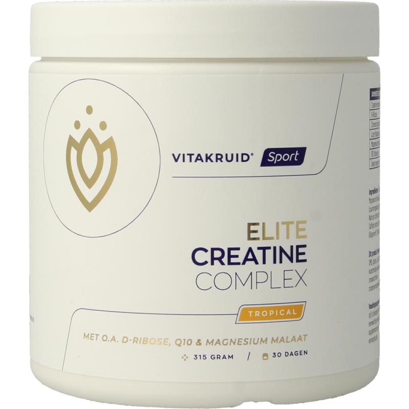 Vitakruid Elite Creatine Monohydraat Complex - Tropical (315 gr)