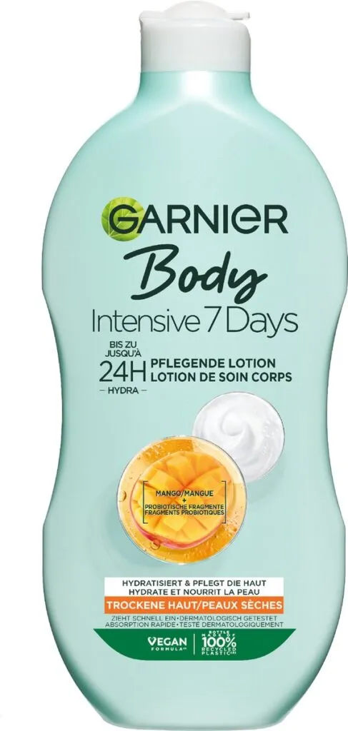 Garnier Body Intensive 7 Days Bodylotion Mango-Extract & Probiotica (400 ml)