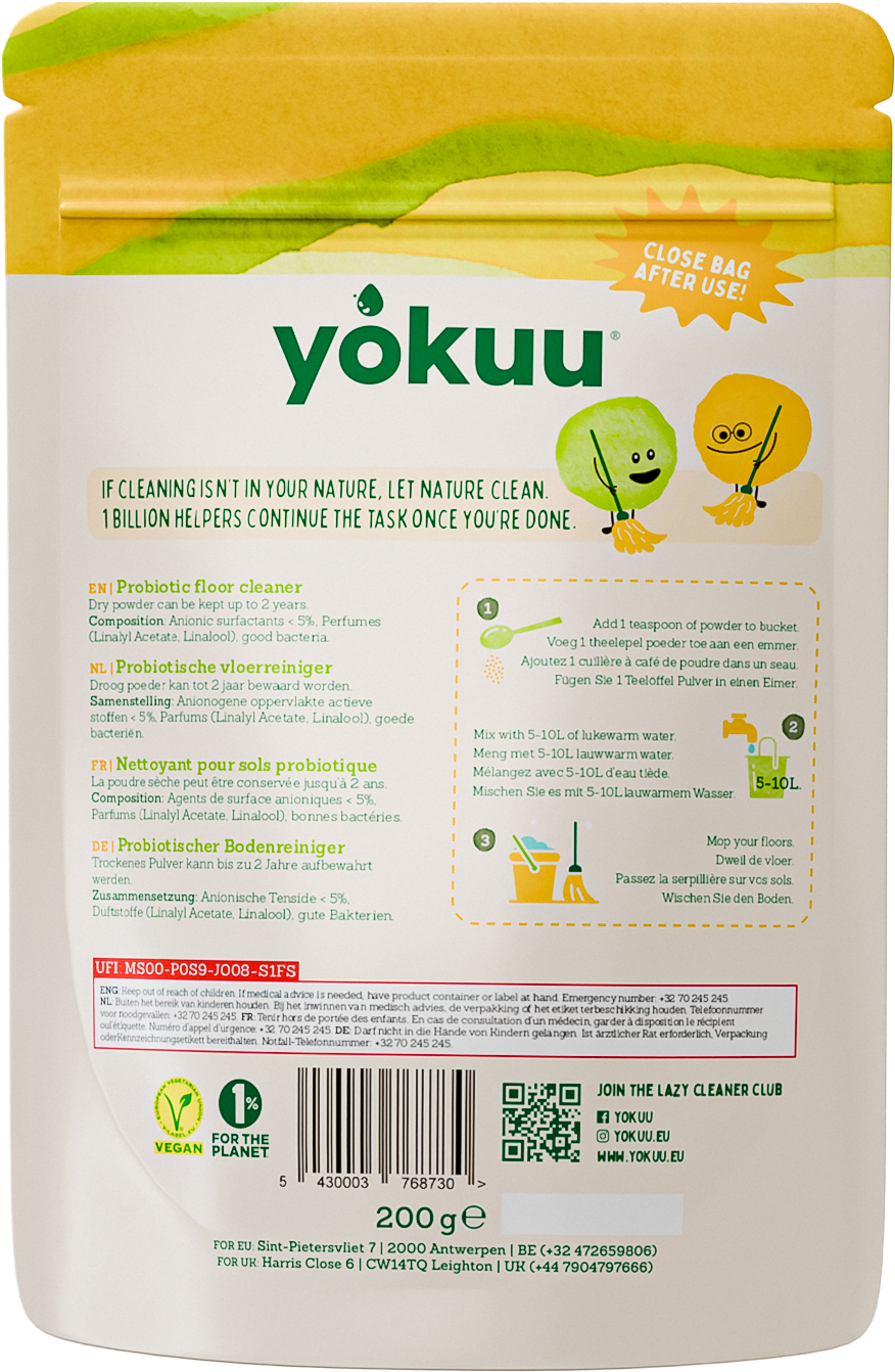 Yokuu Vloerreiniger Poeder (200 gr)