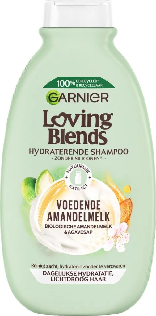 Garnier Loving Blends Shampoo Voedende Amandelmelk (300 ml)