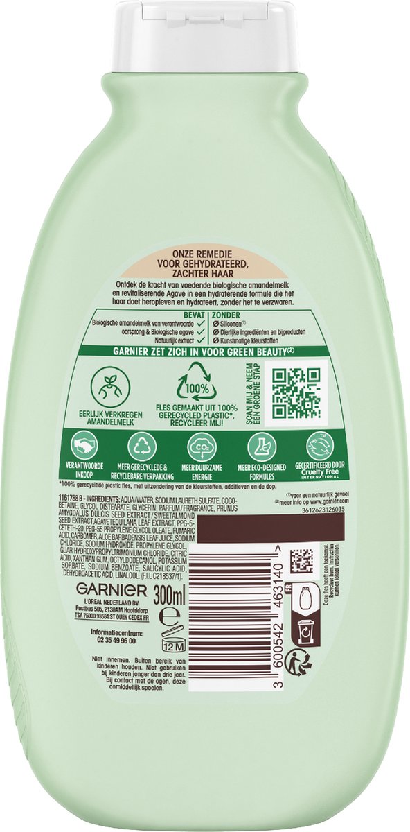 Garnier Loving Blends Shampoo Voedende Amandelmelk (300 ml)