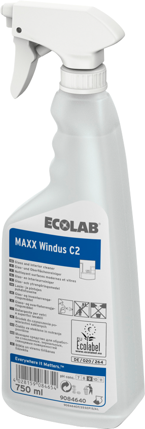 Ecolab Glas- En Interieurreiniger Maxx Windus C2 (750 ml)