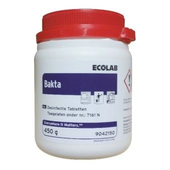 Ecolab Keuken Desinfectant Bakta Desinfectie Tabletten (250 stuks)