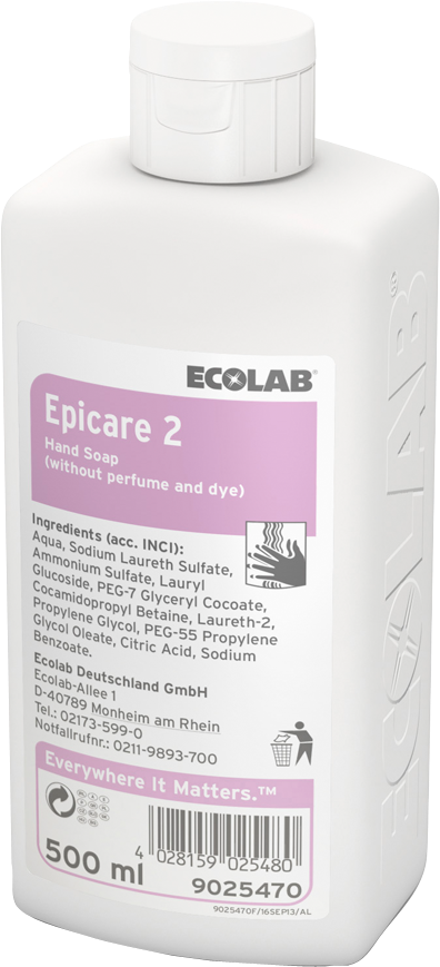 Ecolab Persoonlijke Hygiëne Epicare 2 (500 ml)