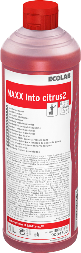 Ecolab Sanitairreiniger Maxx Into Citrus2 (1000 ml)