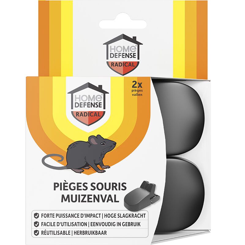 Home Defense Muizenval Kunststof (2 stuks)