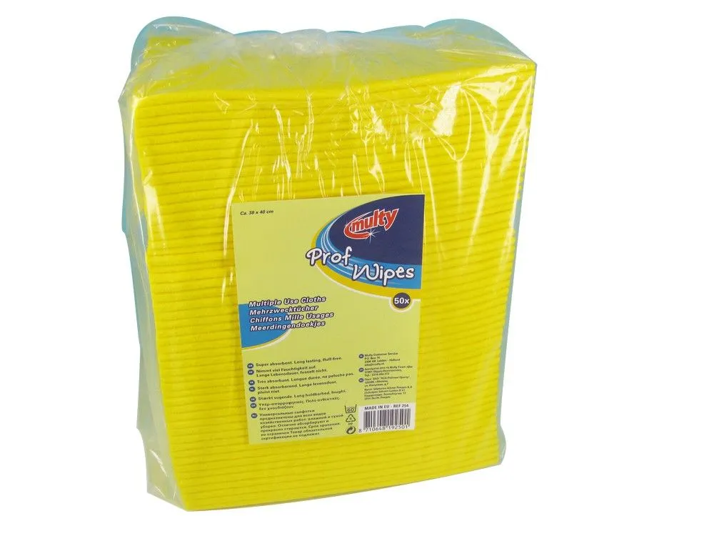 Multy Meerdingendoekjes 50-Pack Yellow 38X40 (50 stuks)