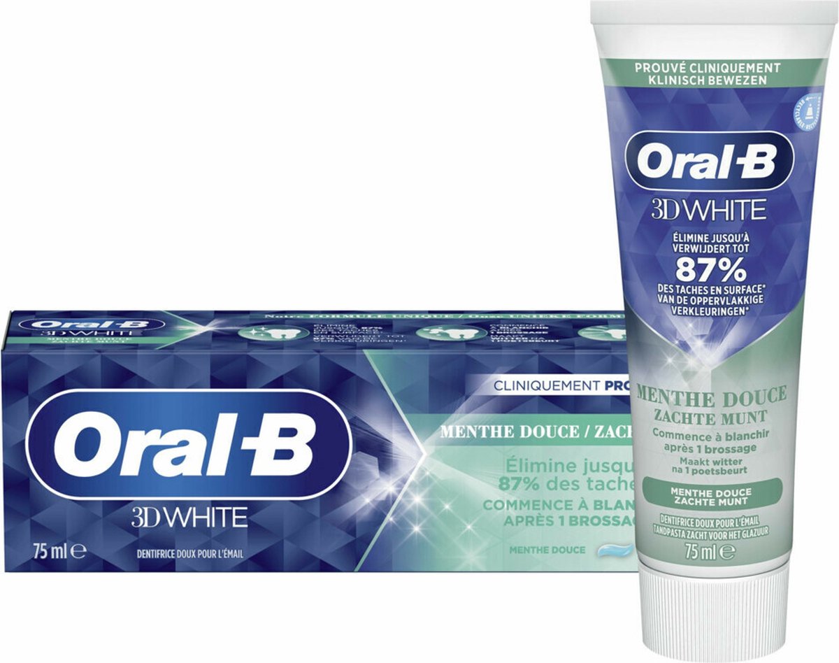 Oral B Tandpasta 3D White Soft Mint (75 ml) - image 2