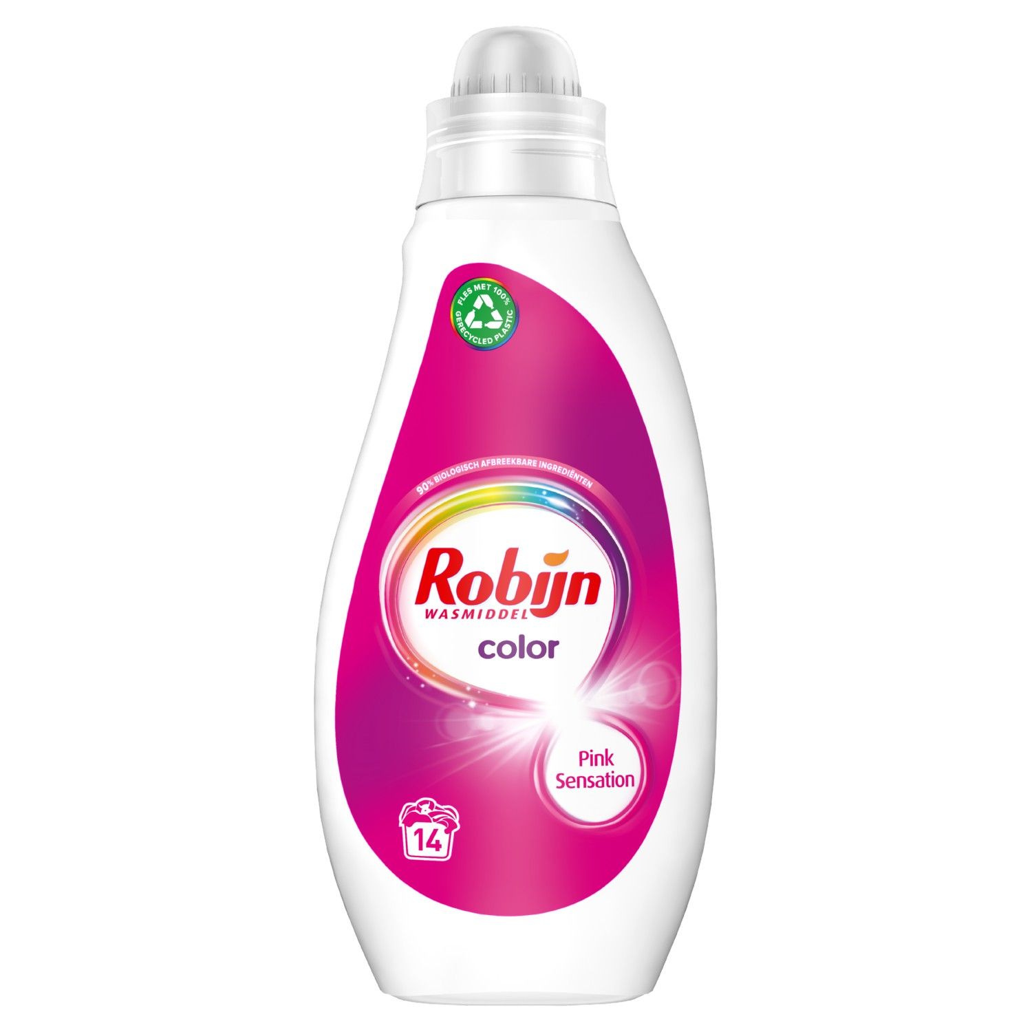 Robijn Vloeibaar Wasmiddel Colour Pink Sensation 14Scoops (700 ml)