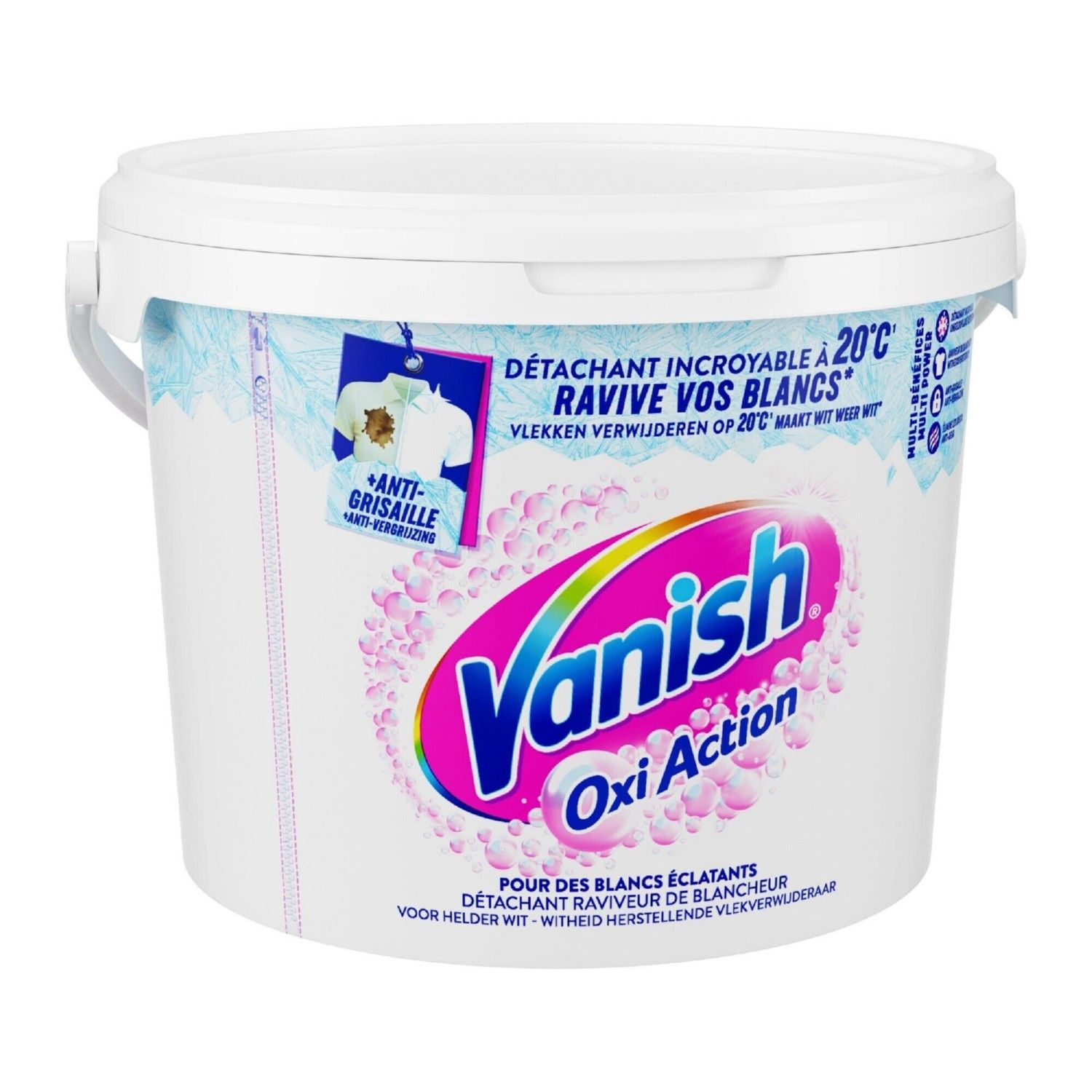 Vanish Wasbooster Poeder Oxi Action Whitening (2700 gr)