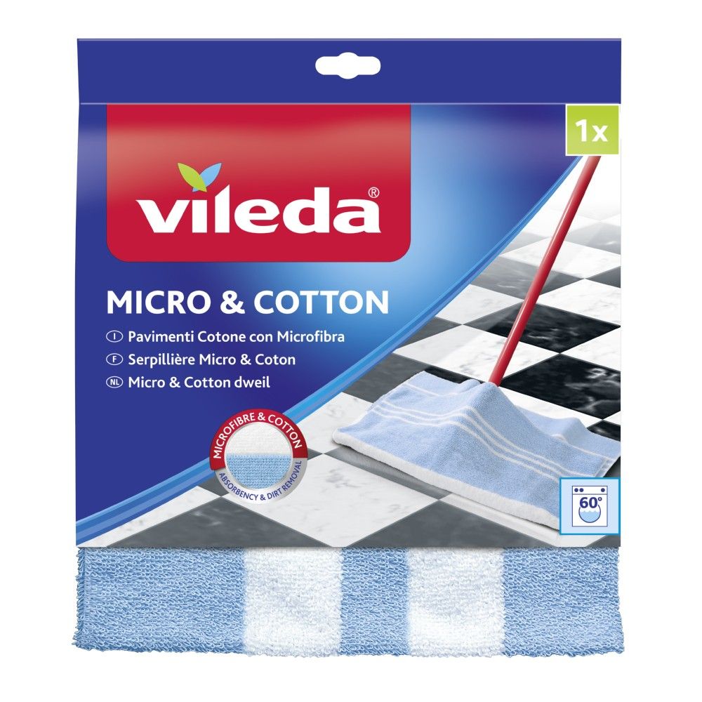 Vileda Dweil Micro & Cotton (1 stuk)