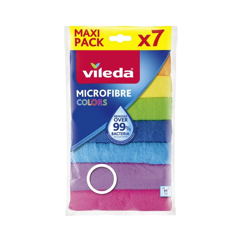 Vileda Microvezeldoek Colors (7 stuks)