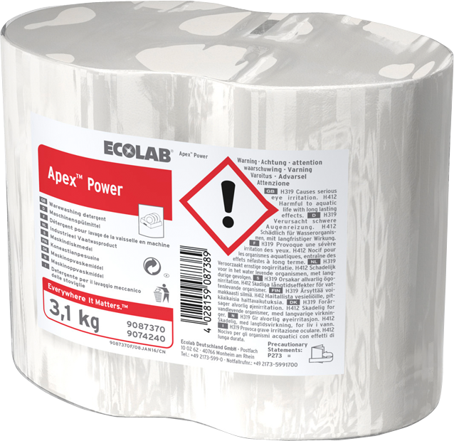Ecolab Vaatwasmiddel Apex Power (3100 gr)