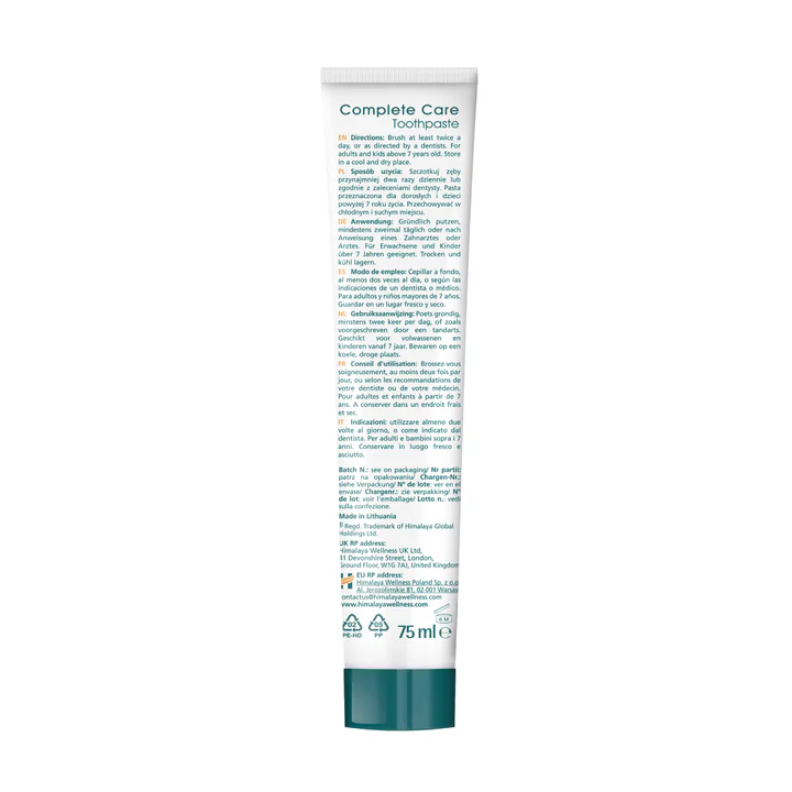 Himalaya Botanique Complete Care Toothpaste Mint (75 ml)