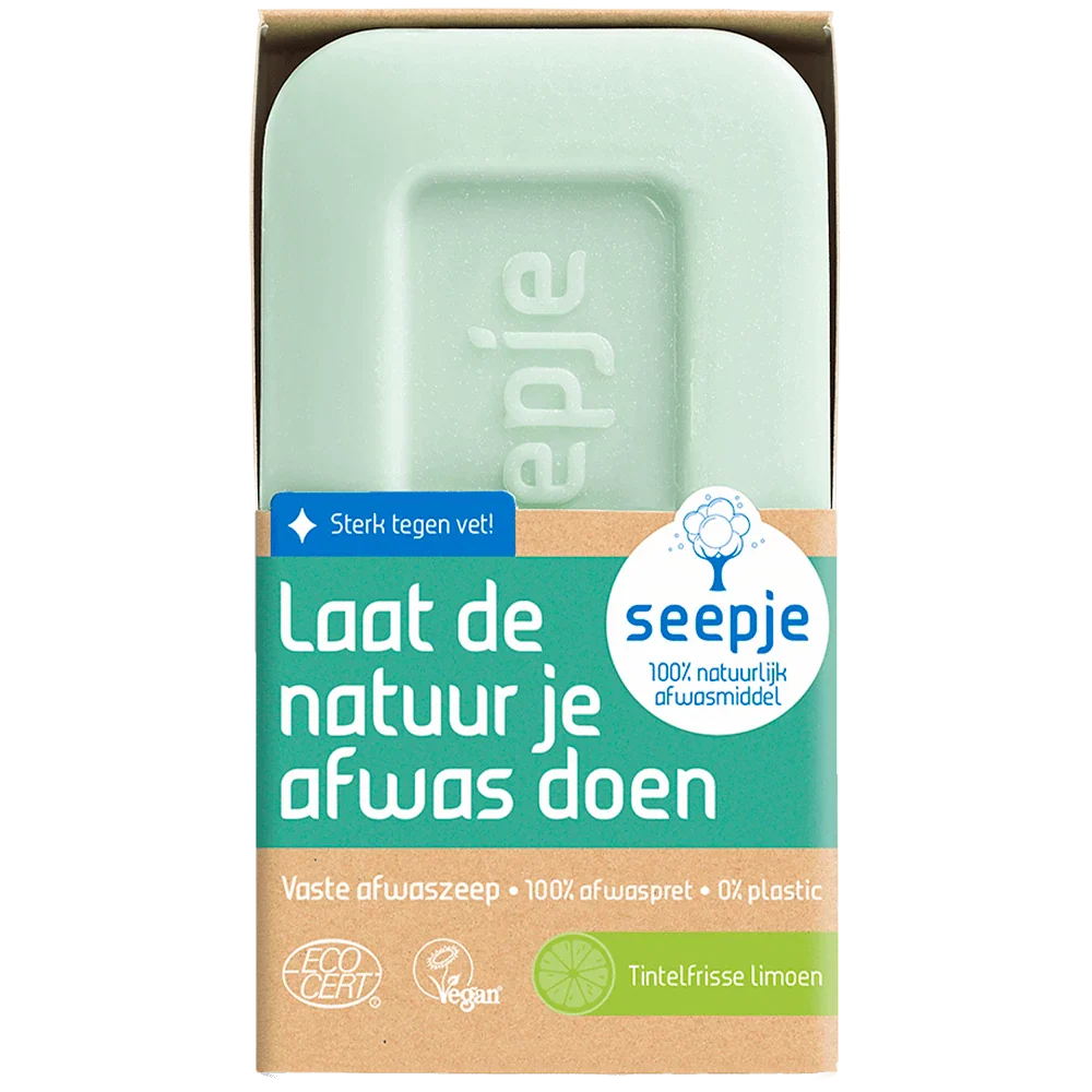 Seepje Vast Afwasmiddel Tintelfrisse Limoen (120 gr)