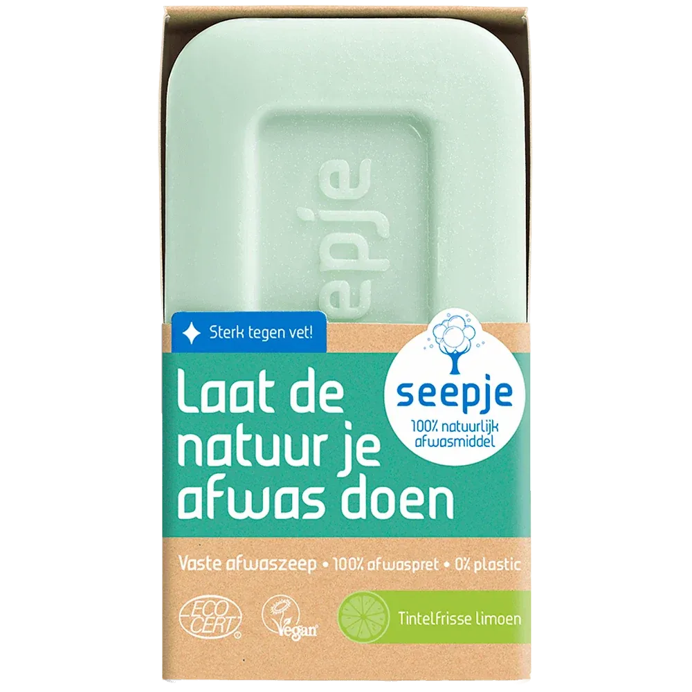 Seepje Vast Afwasmiddel Tintelfrisse Limoen (120 gr)