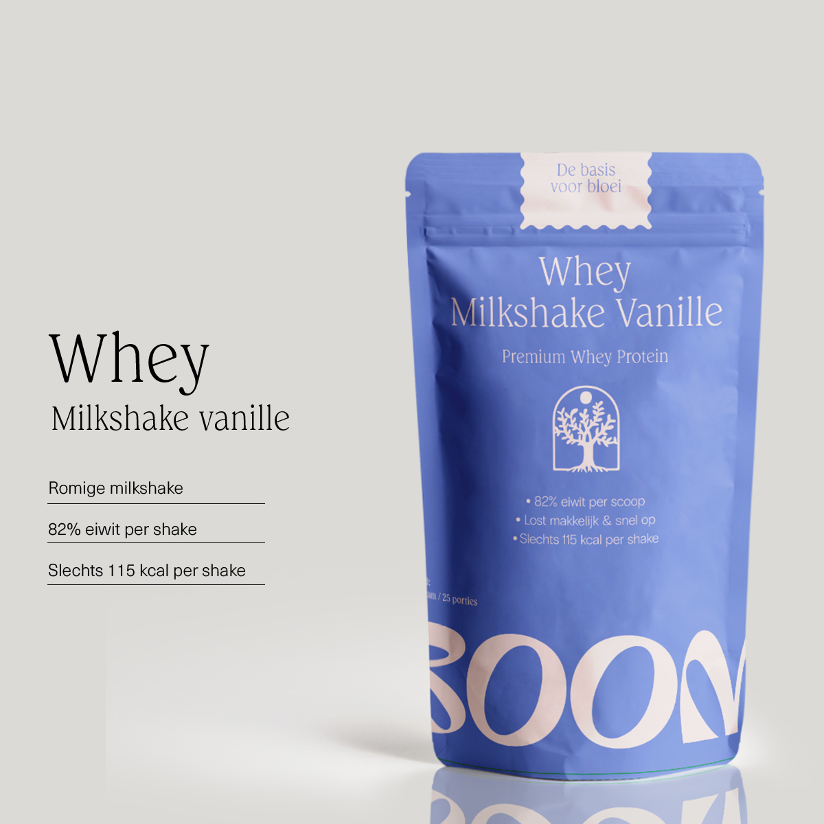 Boom Nutritions Whey Milkshake Vanille (750 gr) - image 3