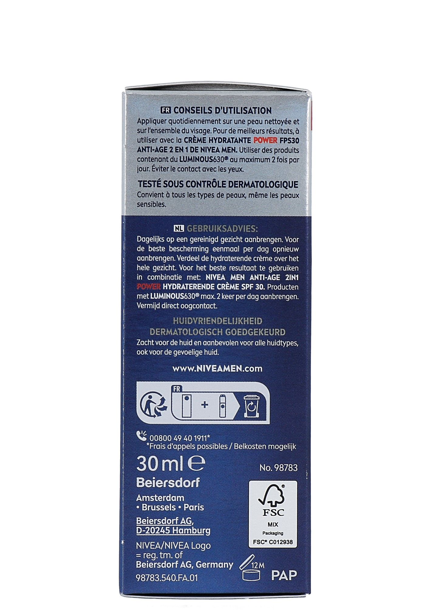 Nivea Fm Serum 2In1 Lumi360 (30 ml) - image 4