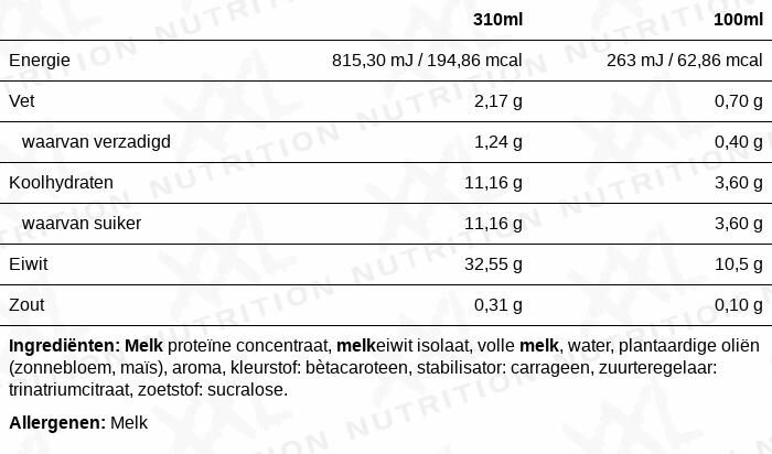 XXL Nutrition N'Joy Protein Drink Banaan (310 ml)