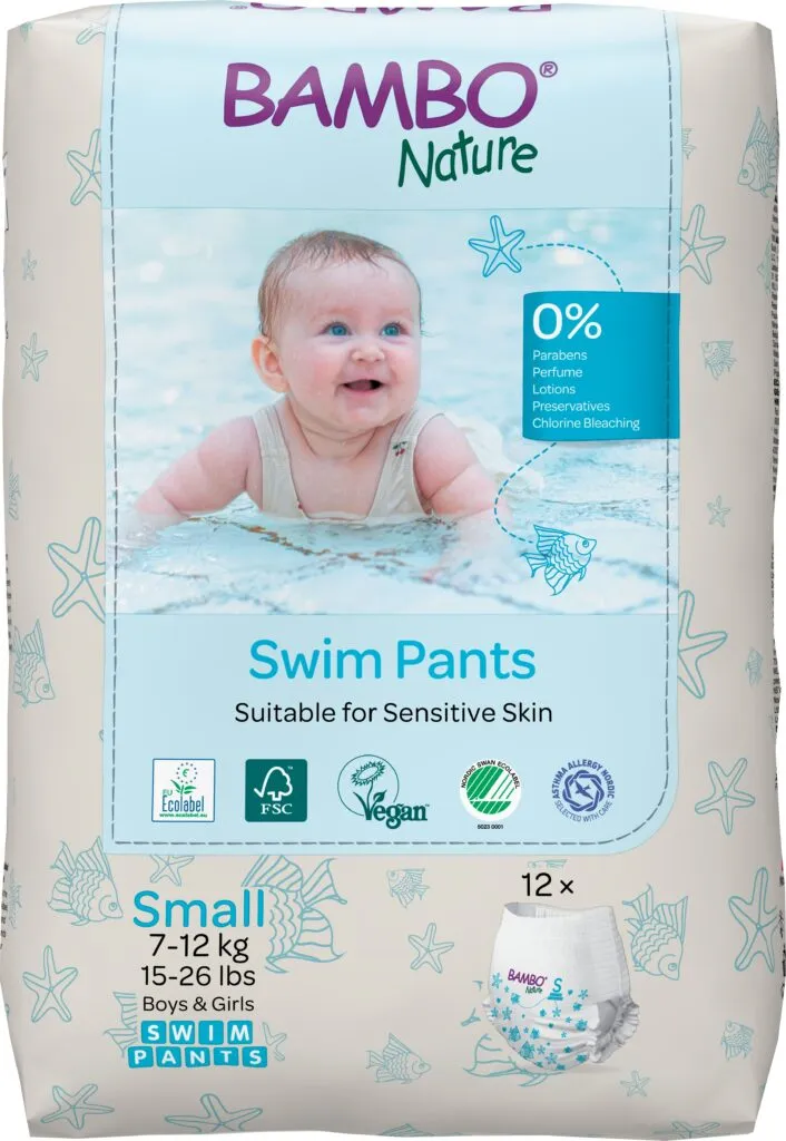 Bambo Nature Zwembroekjes S 7-12Kg (12 stuks)
