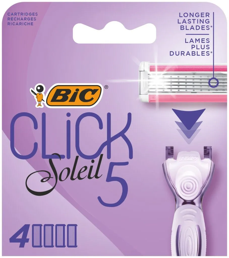 Bic Mesjes Soleil Click 5 (4 stuks)