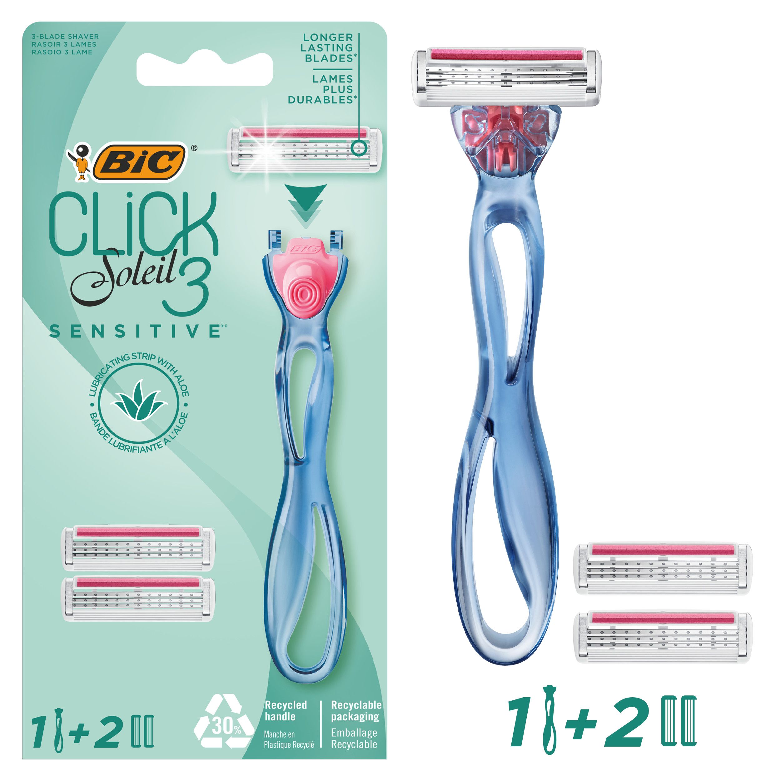 Bic Scheermes Soleil Click 3 (1 stuk)