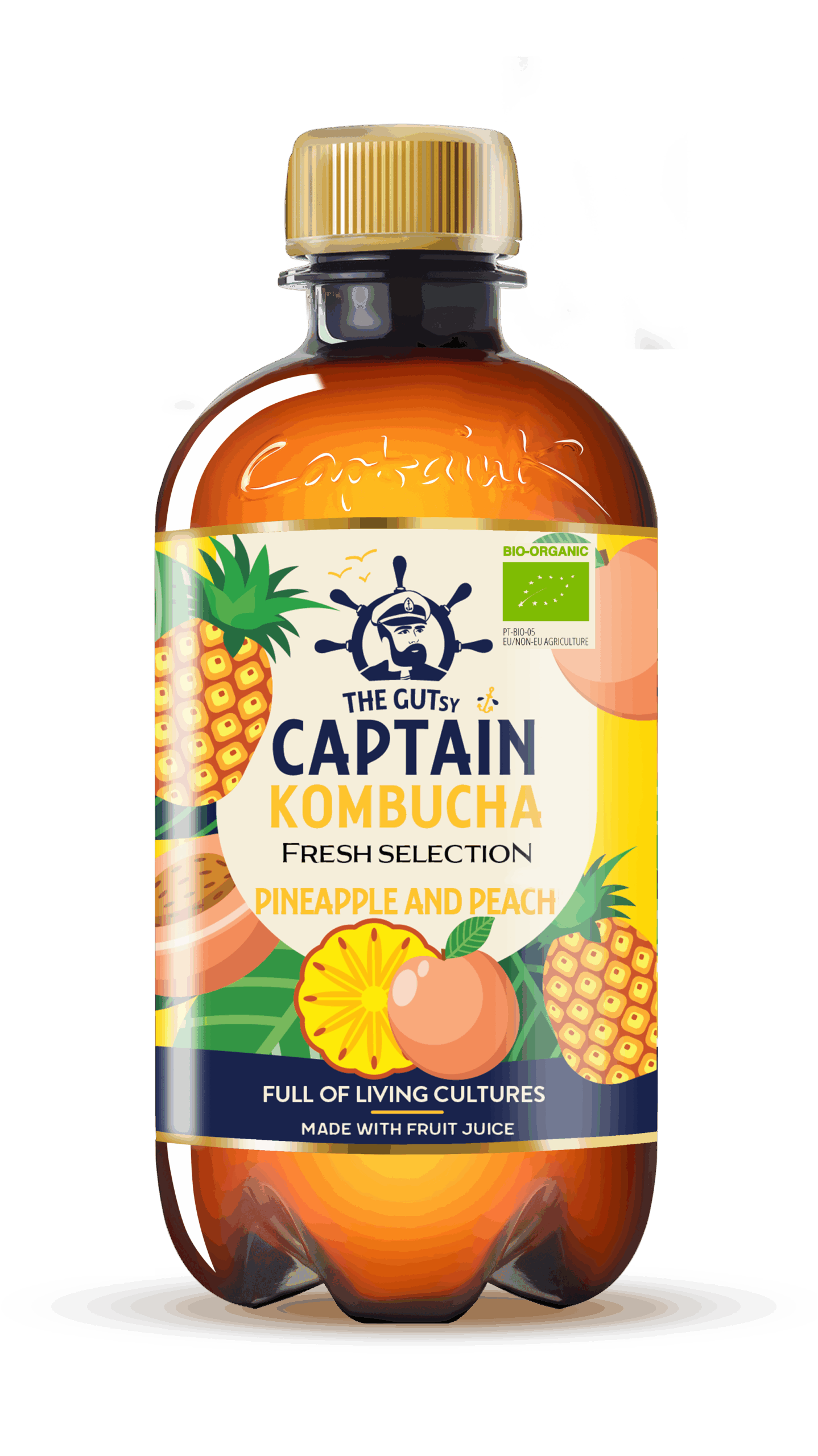 Captain Kombucha Pineapple Bio (400 ml)