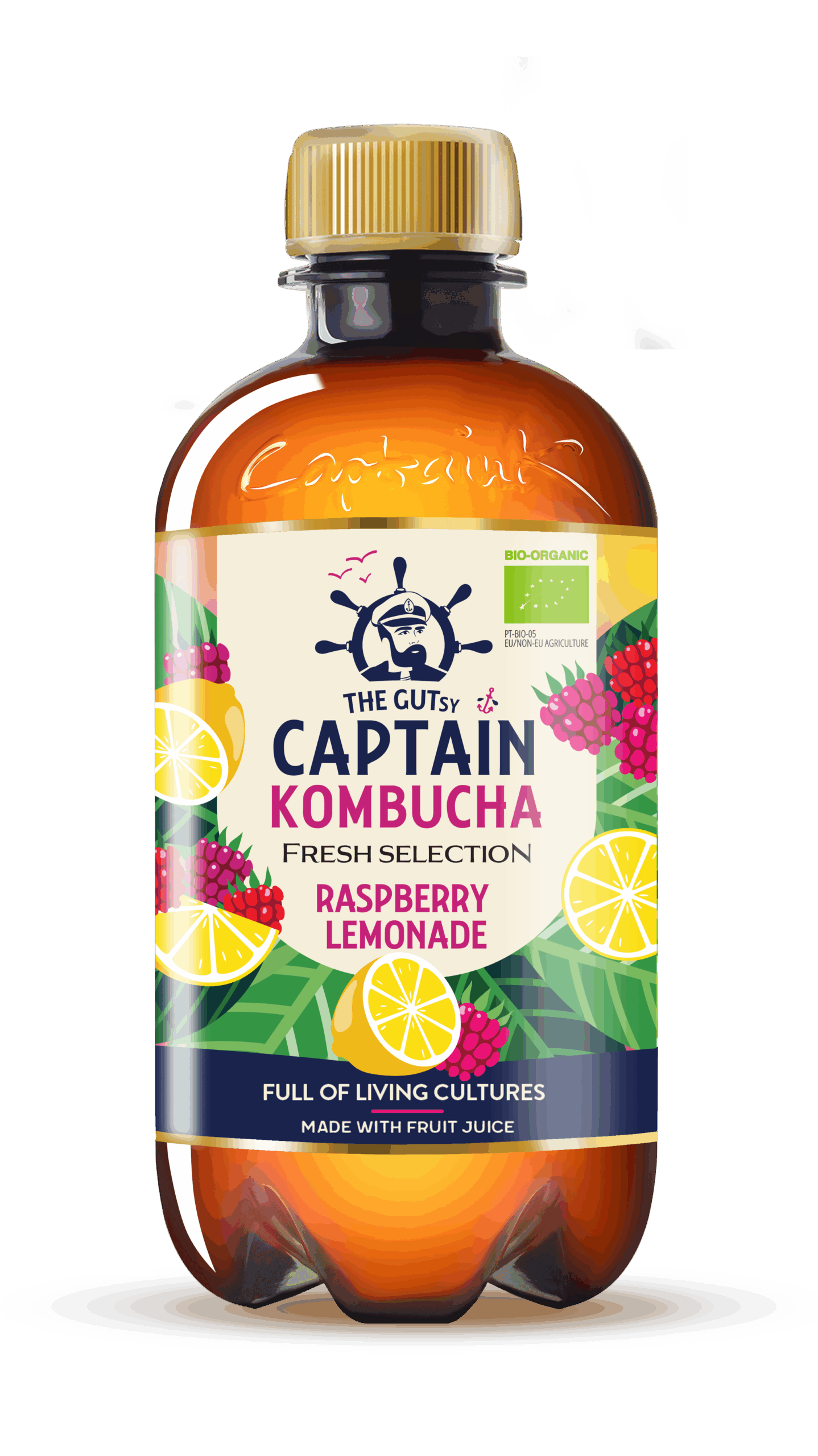 Captain Kombucha Raspberry Bio (400 ml)