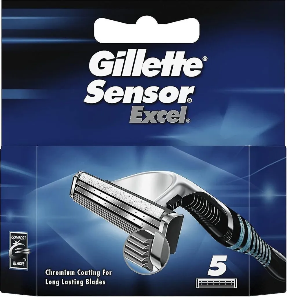 Gillette Mesjes Sensor Excel Scheermesjes (5 stuks)