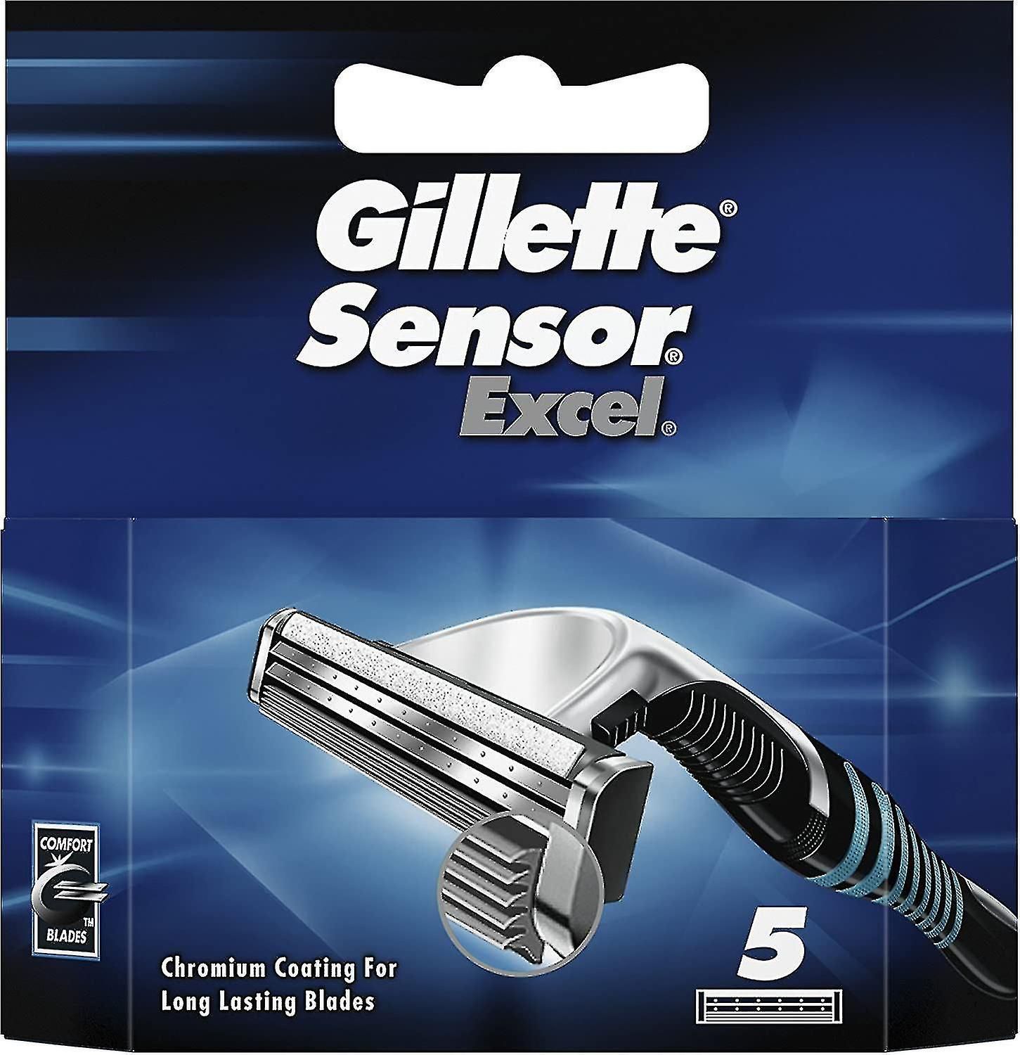 Gillette Mesjes Sensor Excel Scheermesjes (5 stuks)