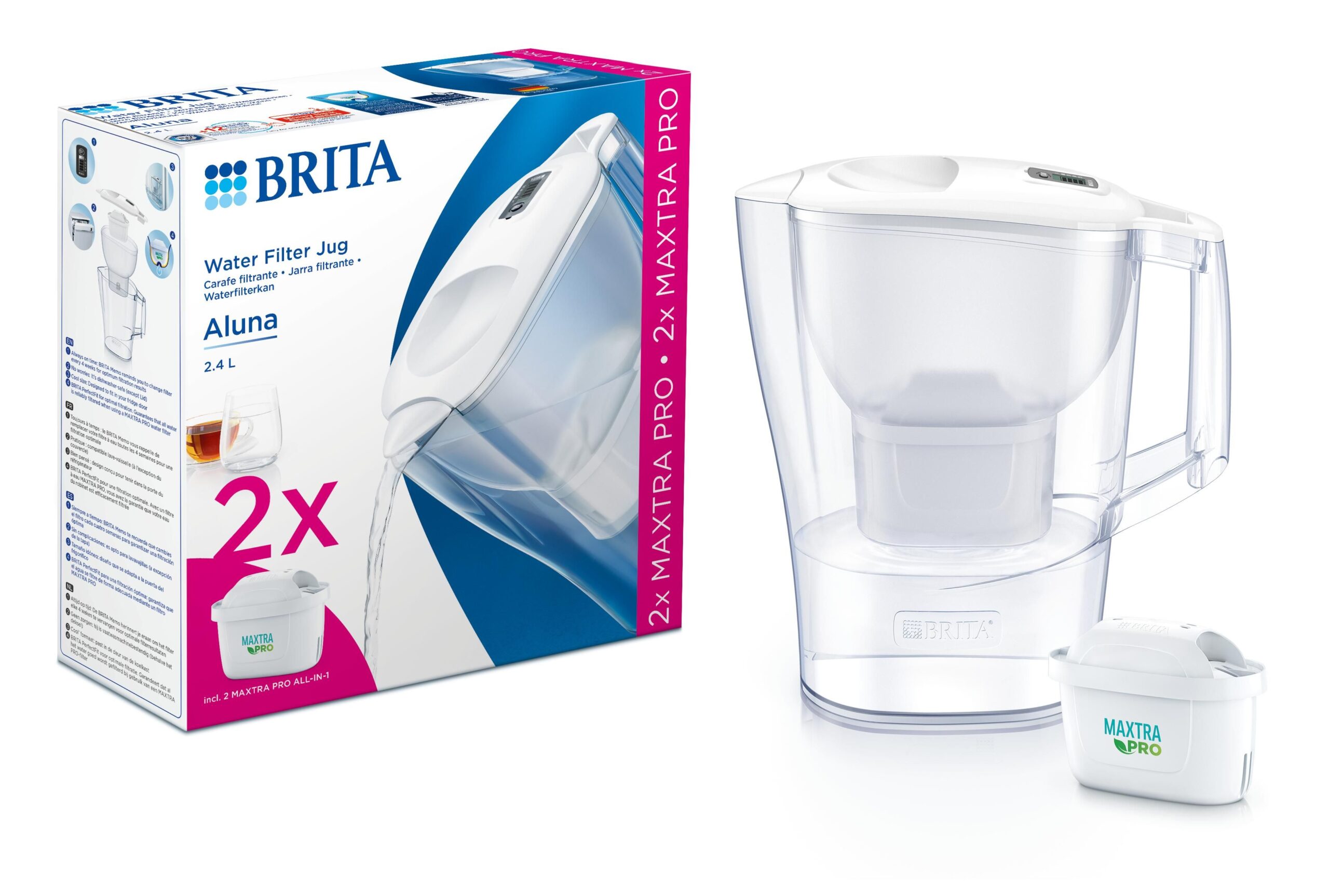 Brita Waterfilterbundel Aluna Cool White (1 stuk) - image 2